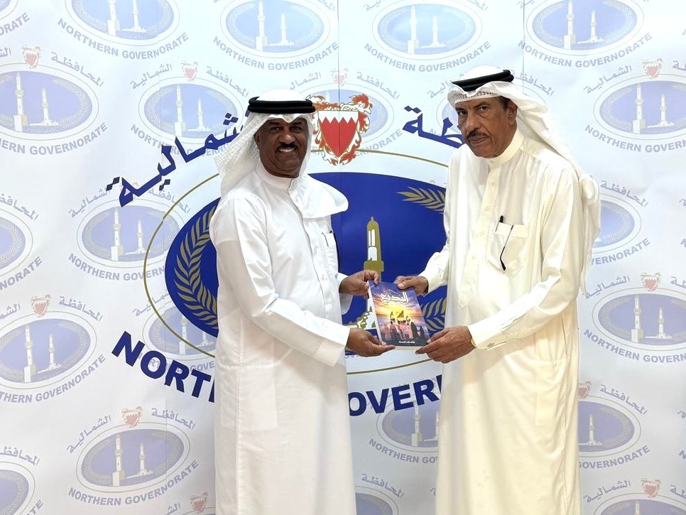 نائب محافظ الشمالية يستقبل الكاتب إبراهيم الدوسري<